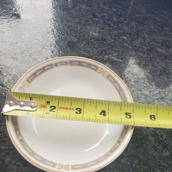 VINTAGE Syracuse Mistic Blue Fruit/Dessert Bowl Set of 3 - Picture 2 of 4